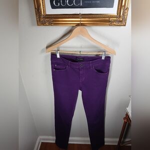 Purple White House Black Market Jeans